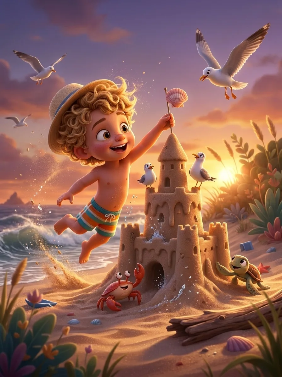 The Great Beach Day - chapter 2: The Grand Sand Tower