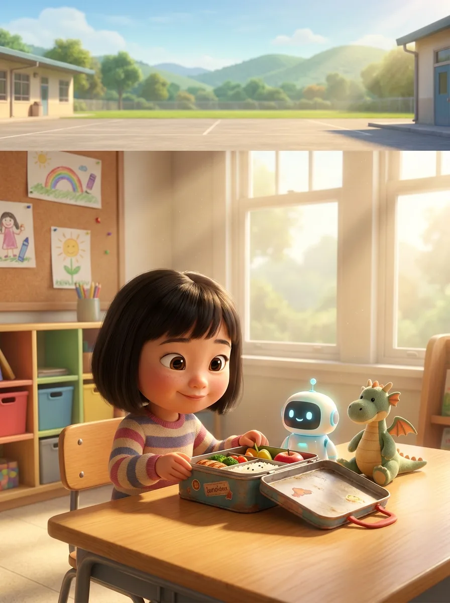 The Bravest Lunchbox sample art
