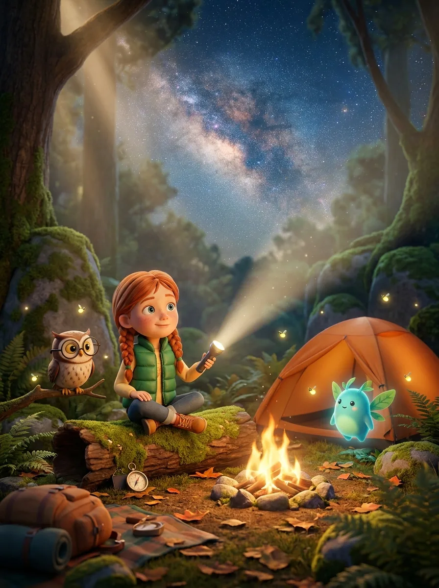 The First Campout - personalized children's book cover