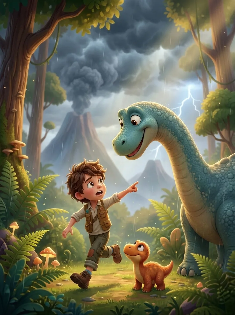 Adventure in the Age of Dinosaurs illustration 3