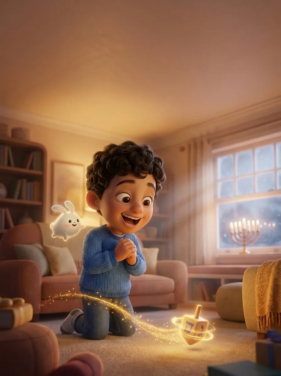 The Dreidel That Would Not Stop illustration 3