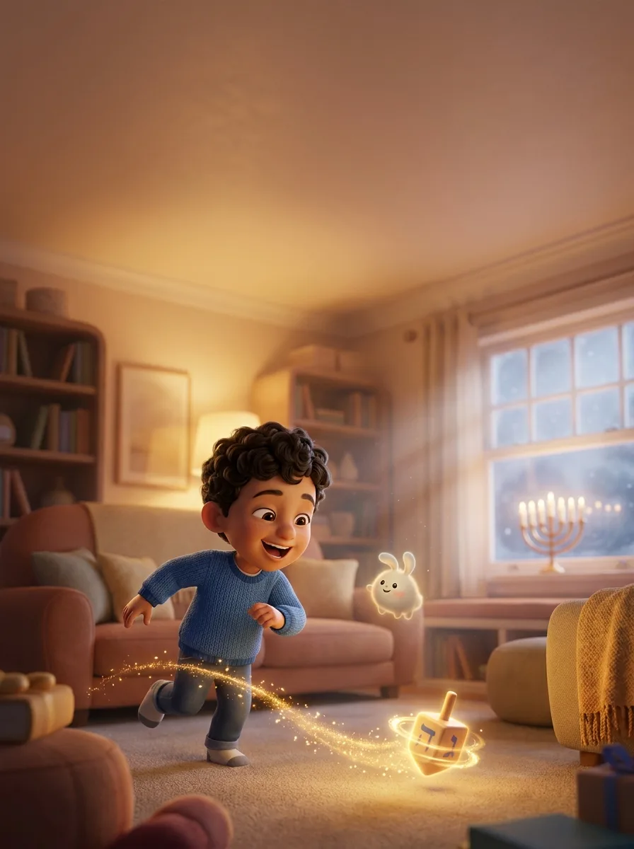 The Dreidel That Would Not Stop sample art