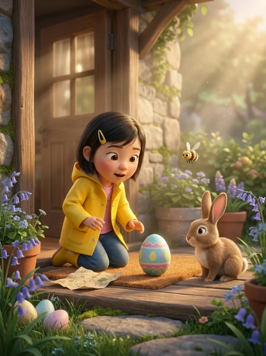 The Bunny Left a Map illustration 3