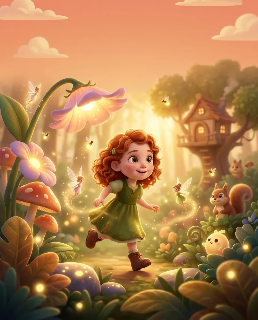 The Secret Fairy Garden - personalized children's book cover