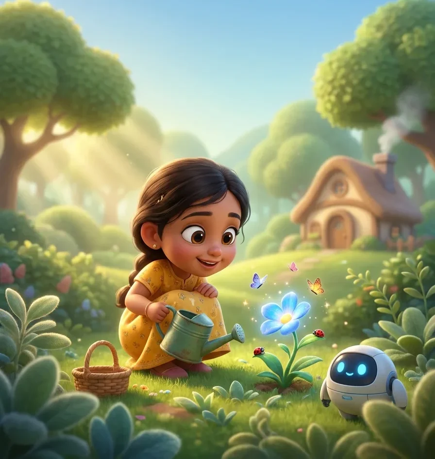 The Little Gardener - personalized children's book cover