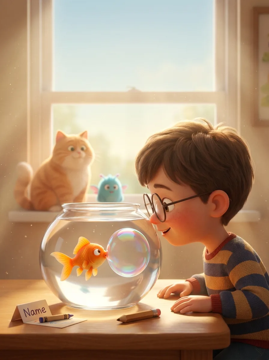 The Goldfish With No Name sample art
