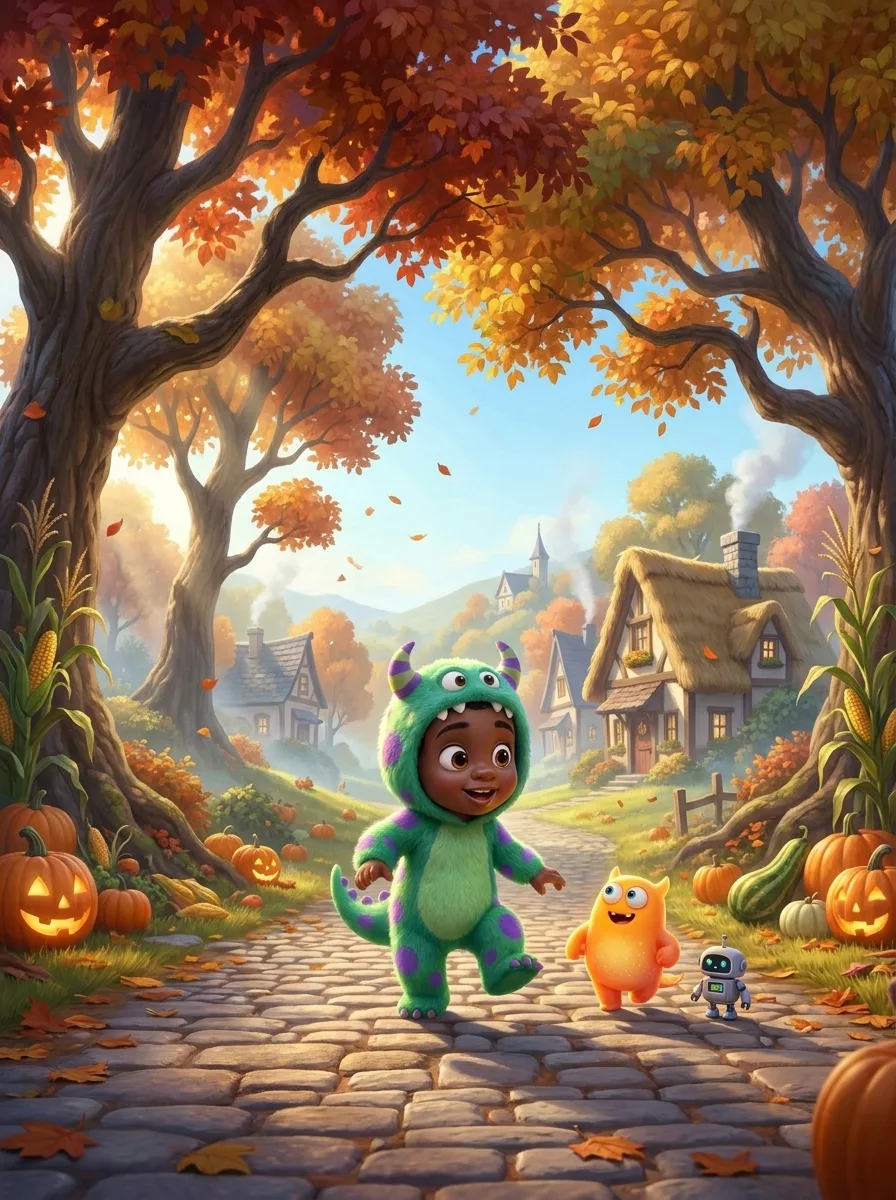 The Friendly Little Monster - chapter 1: A Spooky Costume