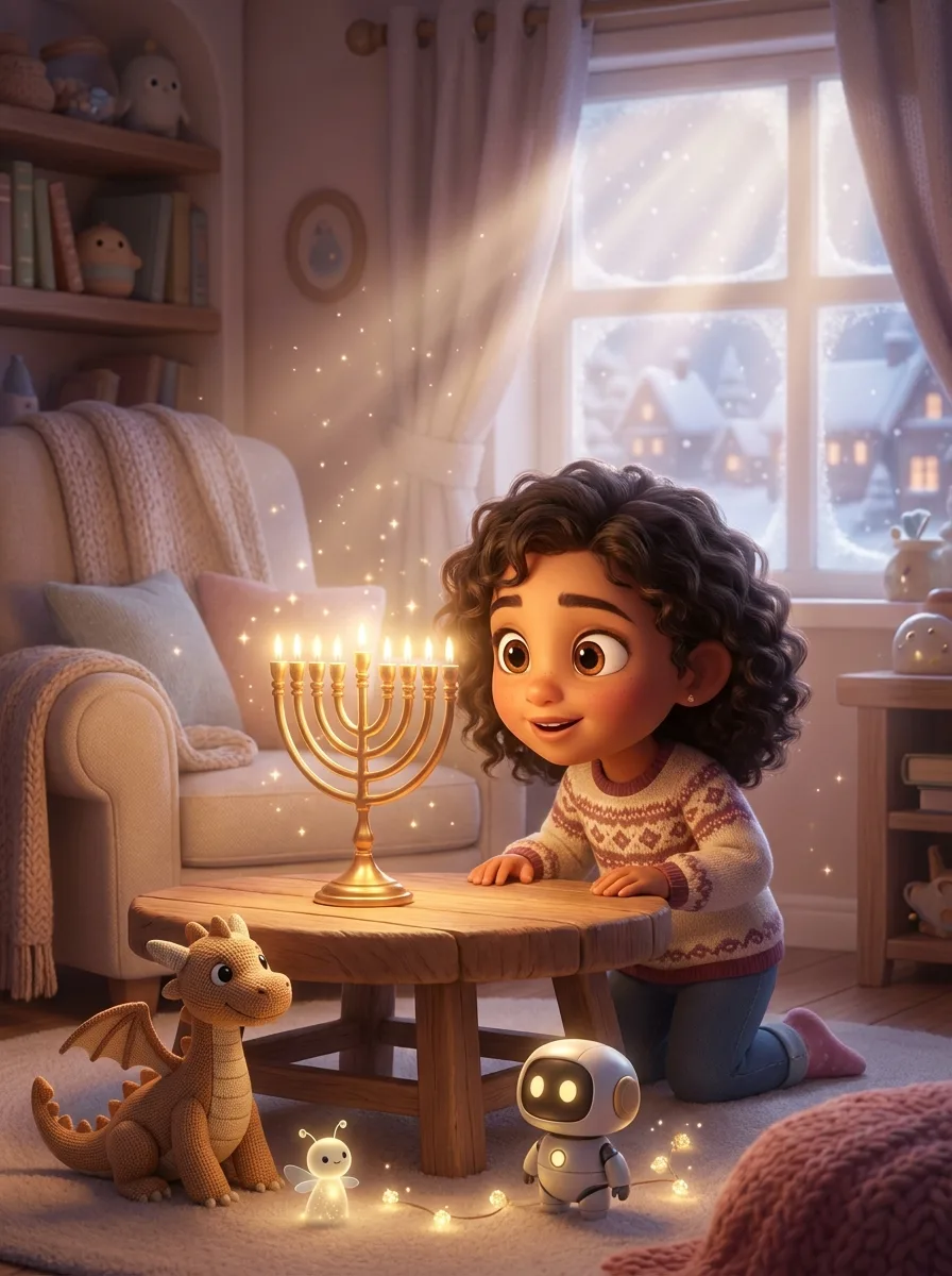 The Festival of Lights - personalized children's book cover