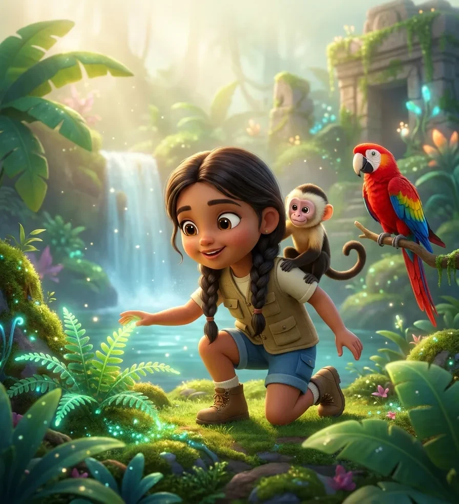 Jungle Adventure - personalized children's book cover