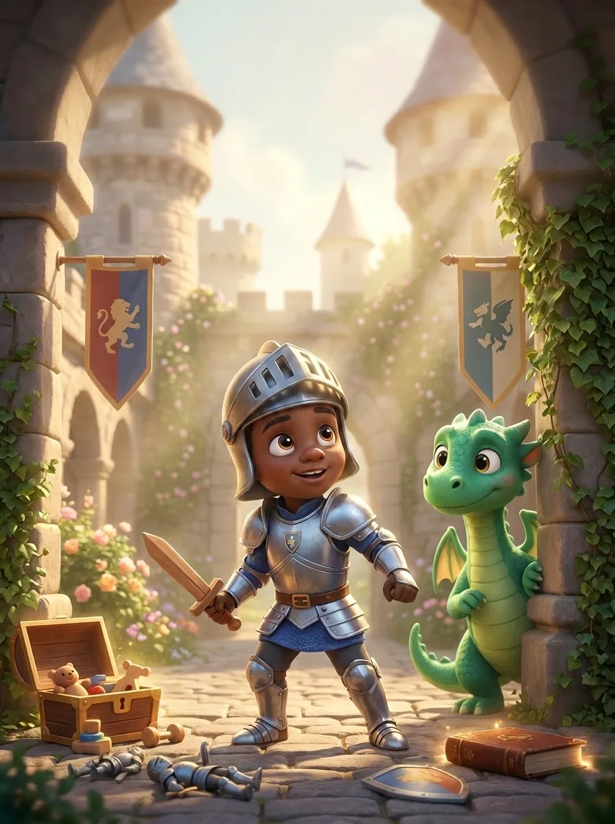 The Brave Little Knight illustration 2