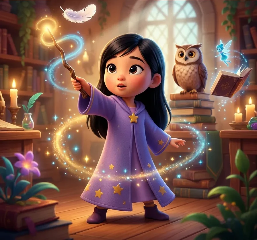 The School of Magic - personalized children's book cover