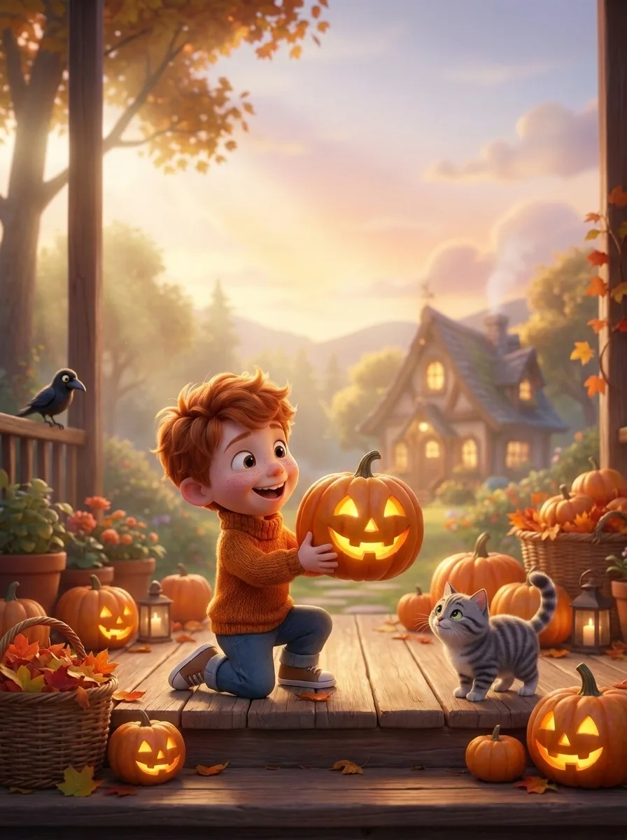 The Pumpkin That Smiled Back illustration 2