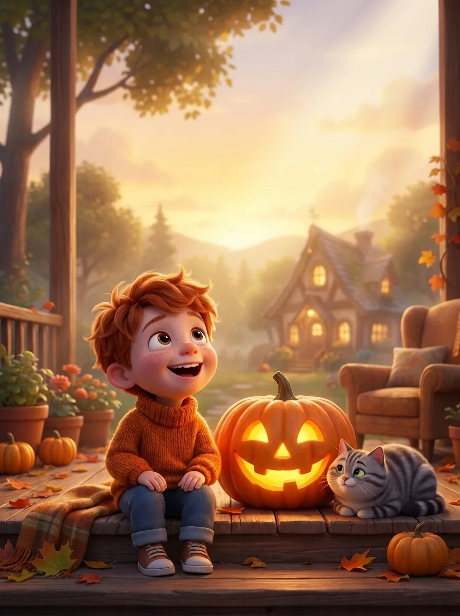 The Pumpkin That Smiled Back illustration 3