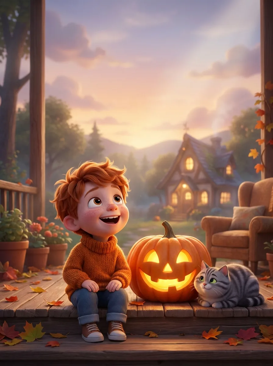 The Pumpkin That Smiled Back sample art